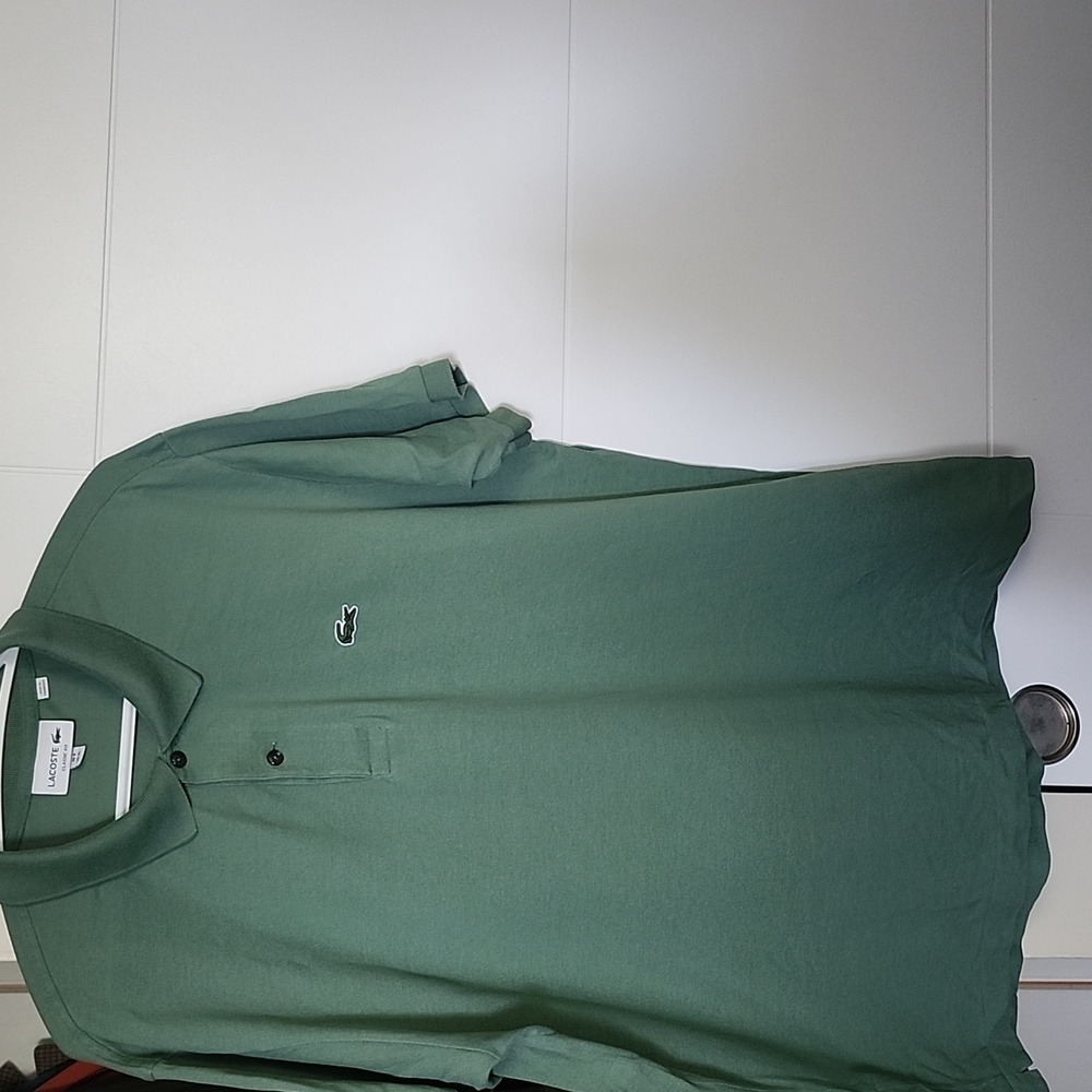 Lacoste Size XL Men's Polo Shirt in Forest Green